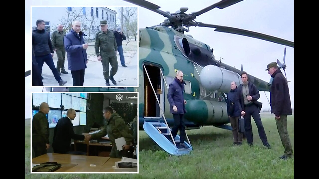 Ukraine War: Putin Visits Commanders in Occupied Kherson and Luhansk Regions