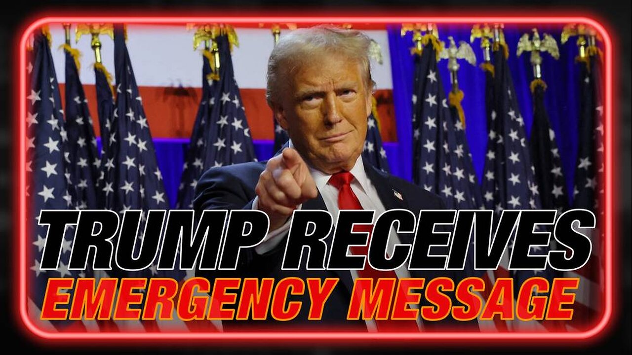 President Trump Receives An Emergency Message From Alex Jones