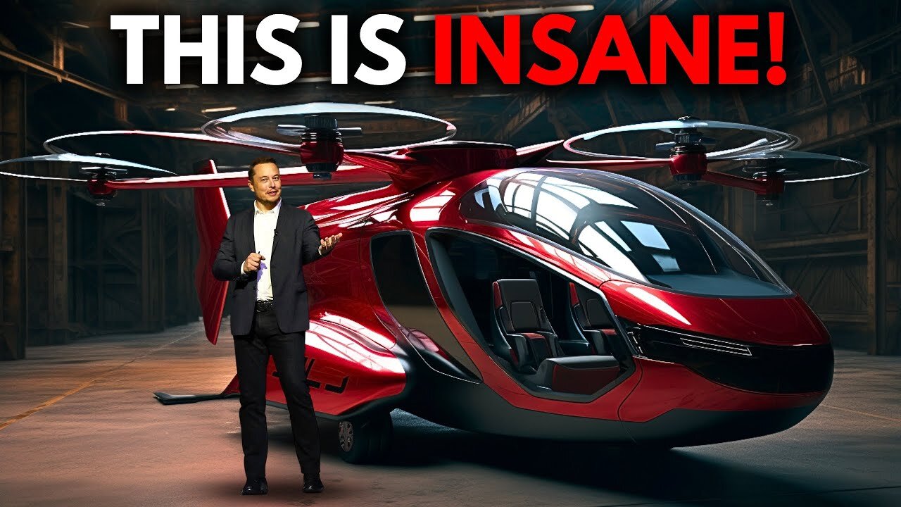 Elon Musk JUST REVEALED Tesla's FIRST eVTOL Helicopter Is FINALLY HERE!