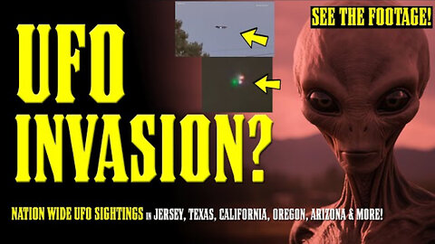 MASS UFO Sightings SPREAD NATION WIDE!! Now in Oregon, Texas, California, & MORE!!