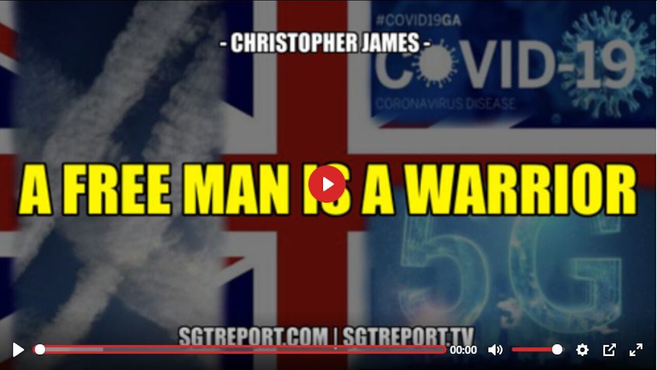 A FREE MAN IS A WARRIOR - TRAITORS WILL HANG -- CHRISTOPHER JAMES