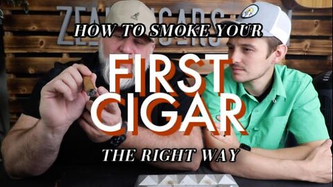 How to Smoke YOUR FIRST CIGAR (6 Easy Steps)