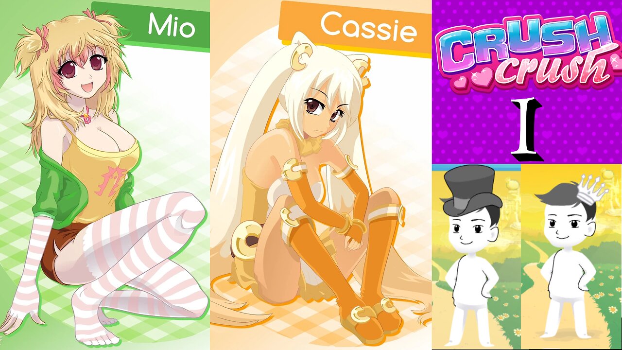 Let's Play Crush Crush: Week 01 Cassie and Mio Lovers