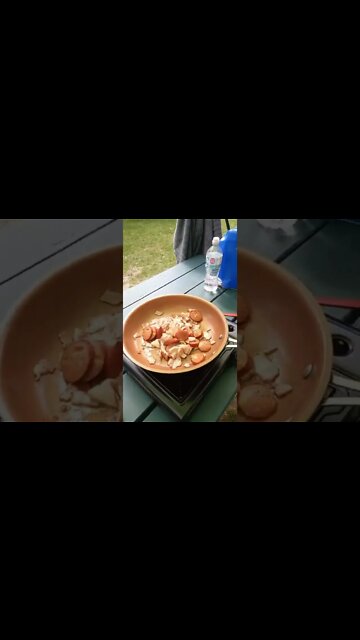 Camping at Valmont, BC