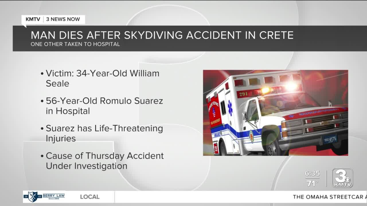 Man dies after skydiving incident in Crete