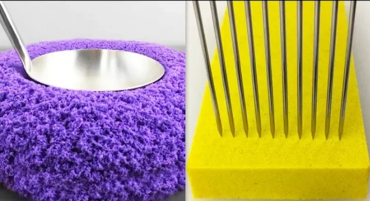 Satisfying and relaxing compilation sand asmr