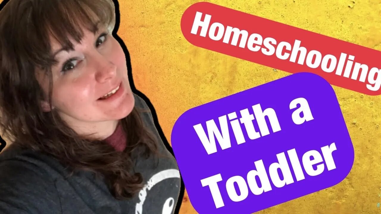 Homeschooling with a Toddler / Homeschool Tips for Toddlers / Homeschooling Multiple Ages