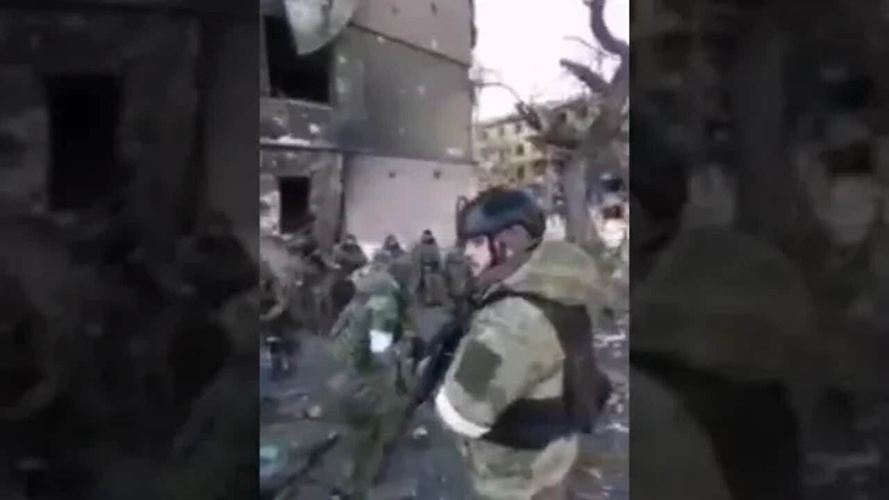 Chechen battalion in #Mariupol