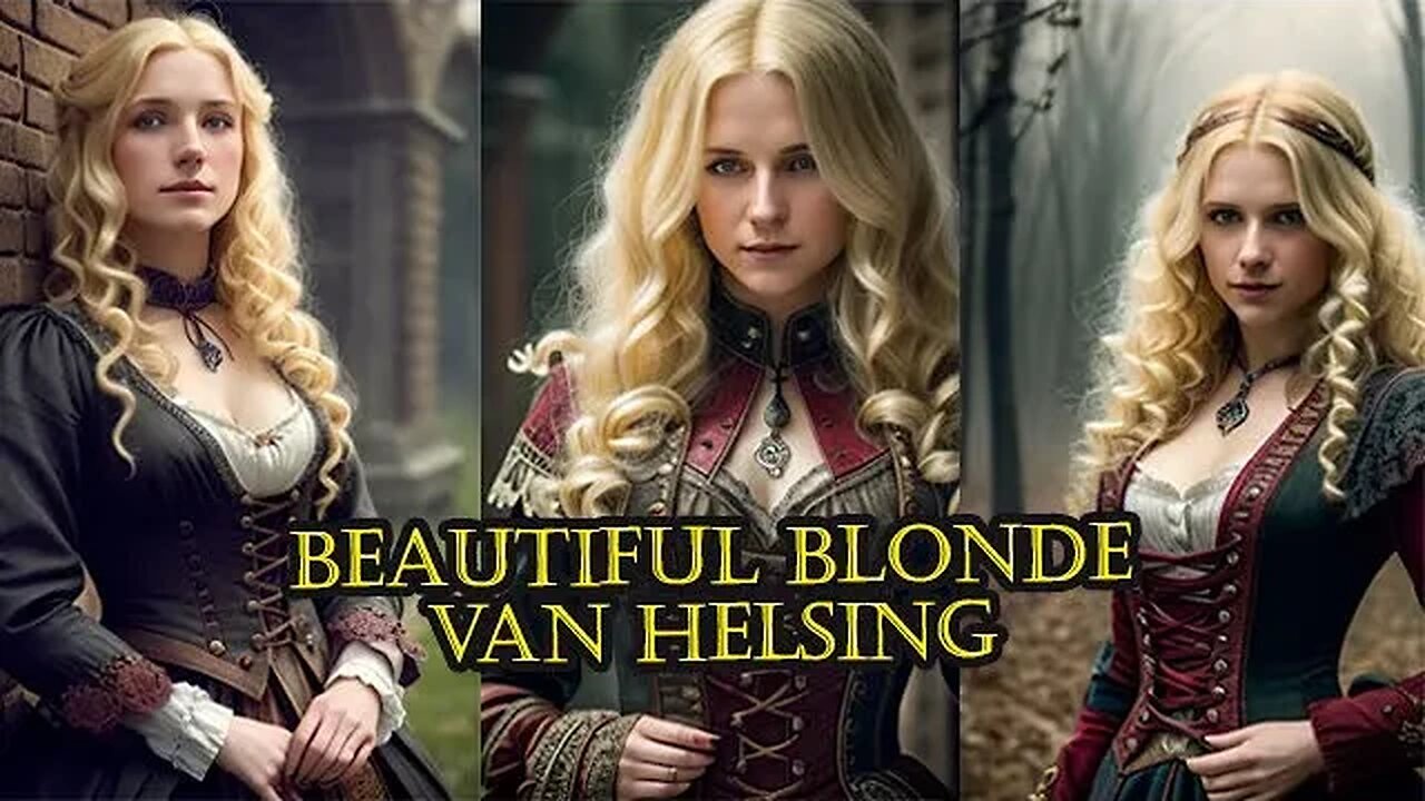 BEAUTIFUL BLONDE VAN HELSING, ( AI ART, AI GENERATORS ) @MIX_IMAGI