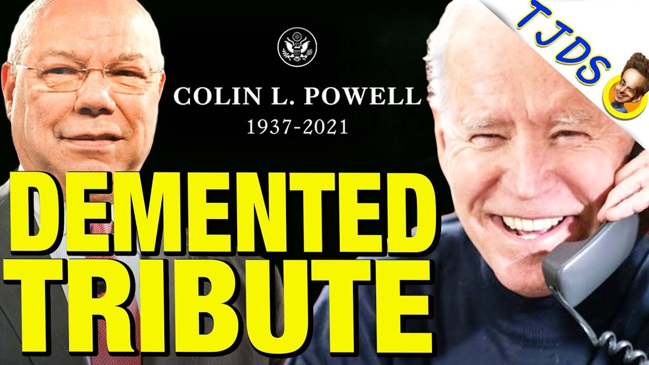 Biden's Demented Tribute To Colin Powell