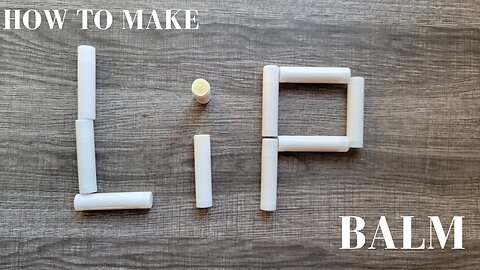 HOW TO MAKE LIP BALM | VANILLA PEPPERMINT SCENT