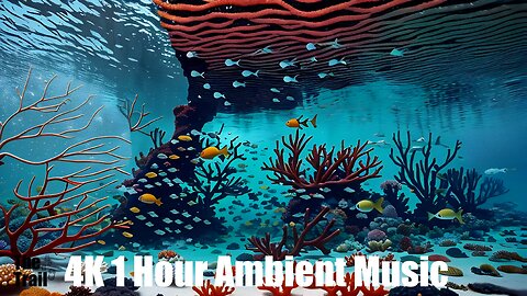 Ambient Soundscape Music | (AI) Audio Reactive Realistic | A Coral Reef