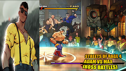 Streets Of Rage 4: Adam Vs Max (Boss Battle)