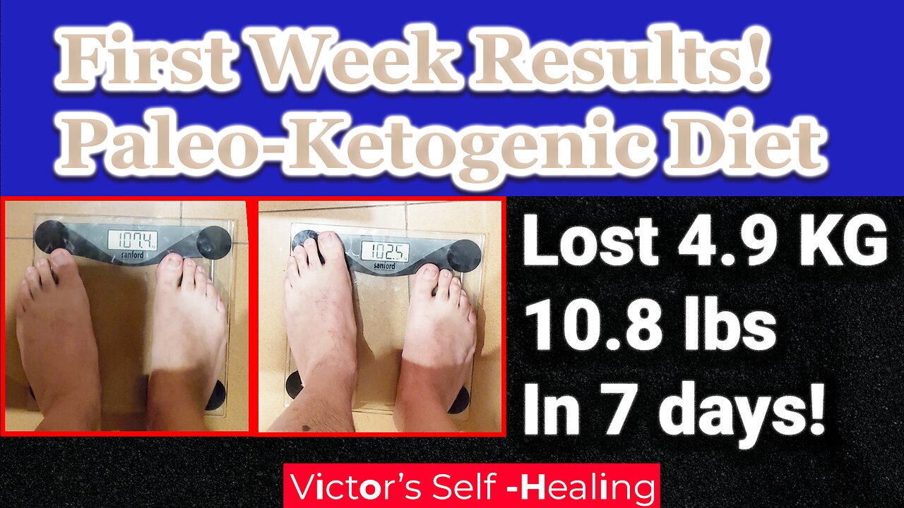 First Week results on Paleo Ketogenic diet Weight loss and feeling better