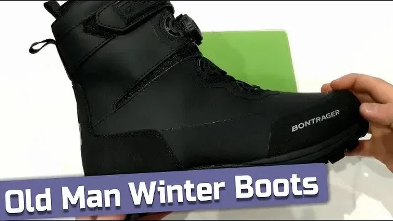 Old Man Winter - Bontrager OMW Winter Cycling Boots Feature Review and Weight