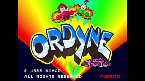 Ordyne Arcade Game, Namco 1988, longplay