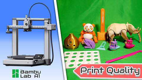 Bambu Lab A1 Print Quality! (Printing Everything Pre-Loaded!)