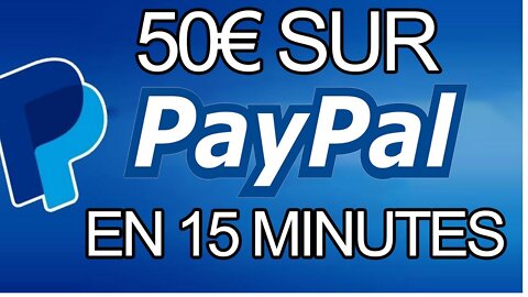 gagner de l'argent Paypal sans rien faire《50€ chaque 15 minutes》
