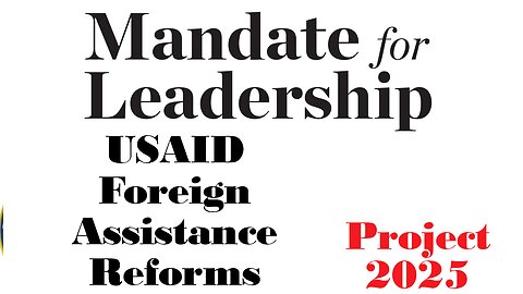 PittCast: Foreign Aid Reforms -Project 2025
