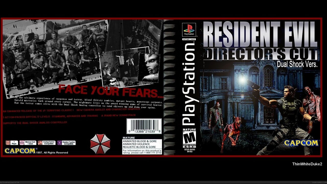 Resident Evil Director's Cut Chris Gameplay