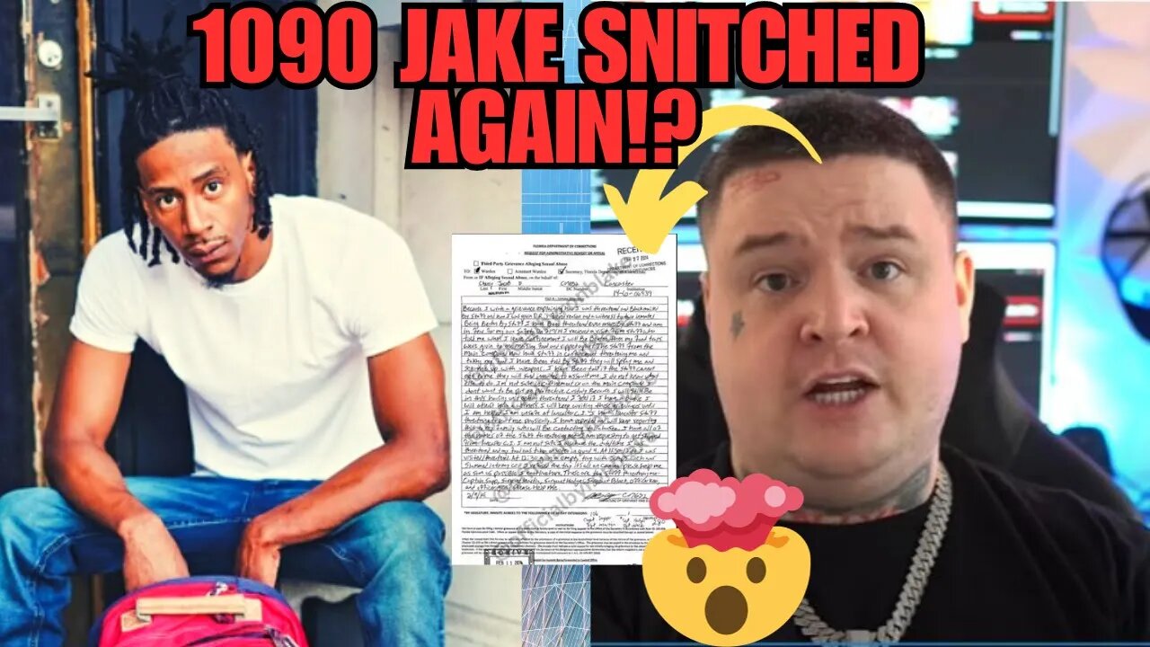 Byron Blake BREAKSDOWN 1090 Jakes SNITCHING Paperwork! (Must See)