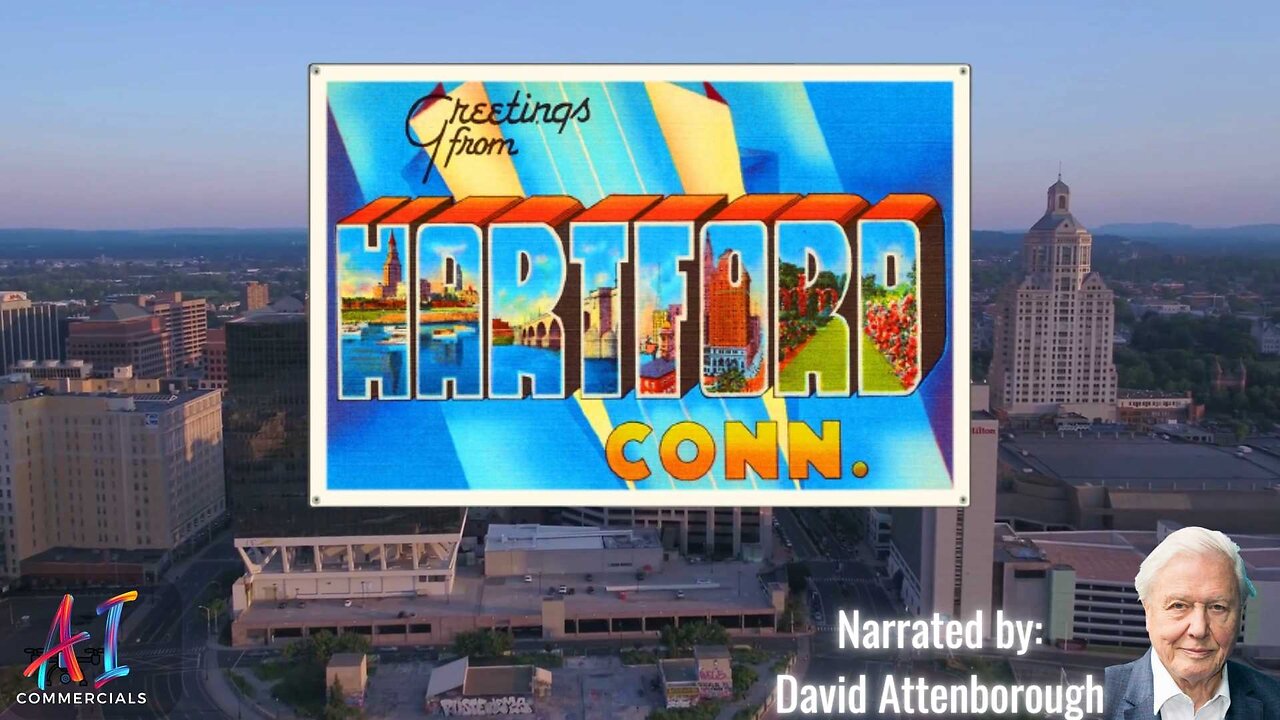 David Attenborough "Discover Hartford, CT" A.I. Commercial (Parody)