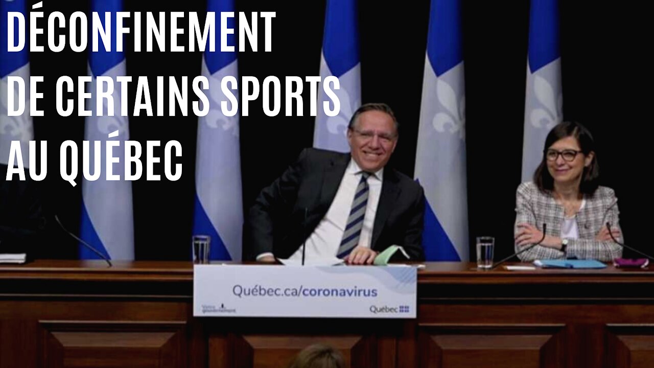 François Legault annonce le déconfinement de certains sports au Québec