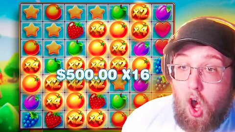 MASSIVE FRUIT PARTY TUMBLE WIN! (ALMOST MAX WIN?!)