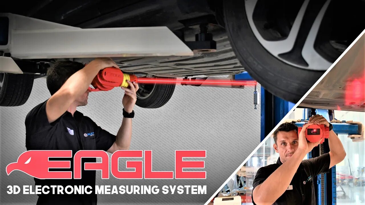 Electronic measuring system EAGLE : Revolution in the field of collision repair industry by Celette.