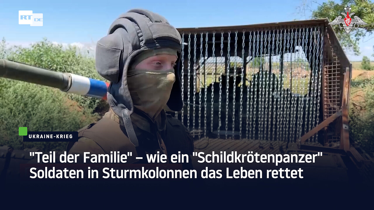 "Teil der Familie" – wie ein "Schildkrötenpanzer" Soldaten in Sturmkolonnen das Leben rettet