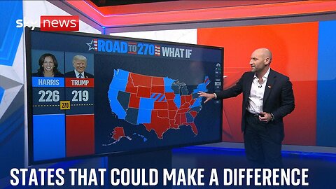 The road to 270 electoral college votes | US election