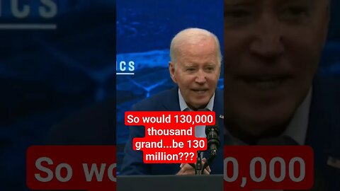 I want to make 130 thousand grand!! #joebiden #gaffmachine 🇺🇸