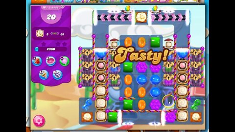 Candy Crush Level 4448 Talkthrough, 23 Moves 0 Boosters