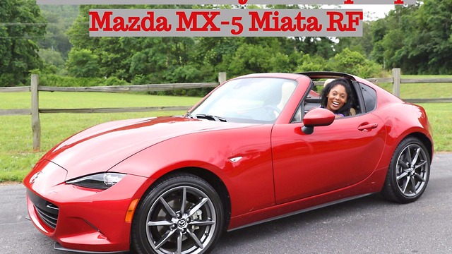 First look at this cherry red drop-top Mazda MX-5 Miata RF