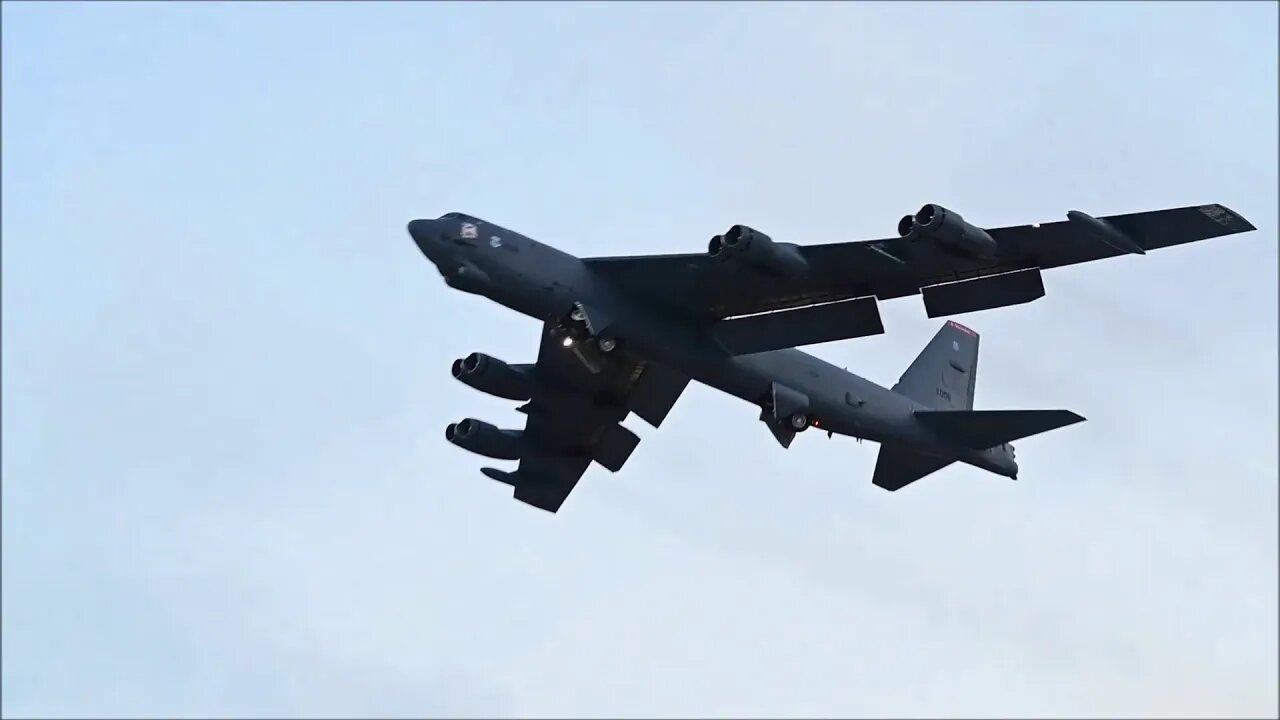 B-52H Stratorfortresses Bomber Task Force deployment to Guam