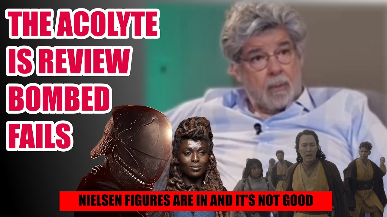 Acolyte BOMBS in Reviews | AI George Lucas REACTS #disney #disneyplus #theacolyte #nielsen