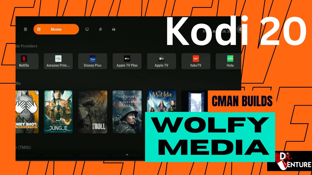 Kodi Builds - Wolfy Media - Cman Repo