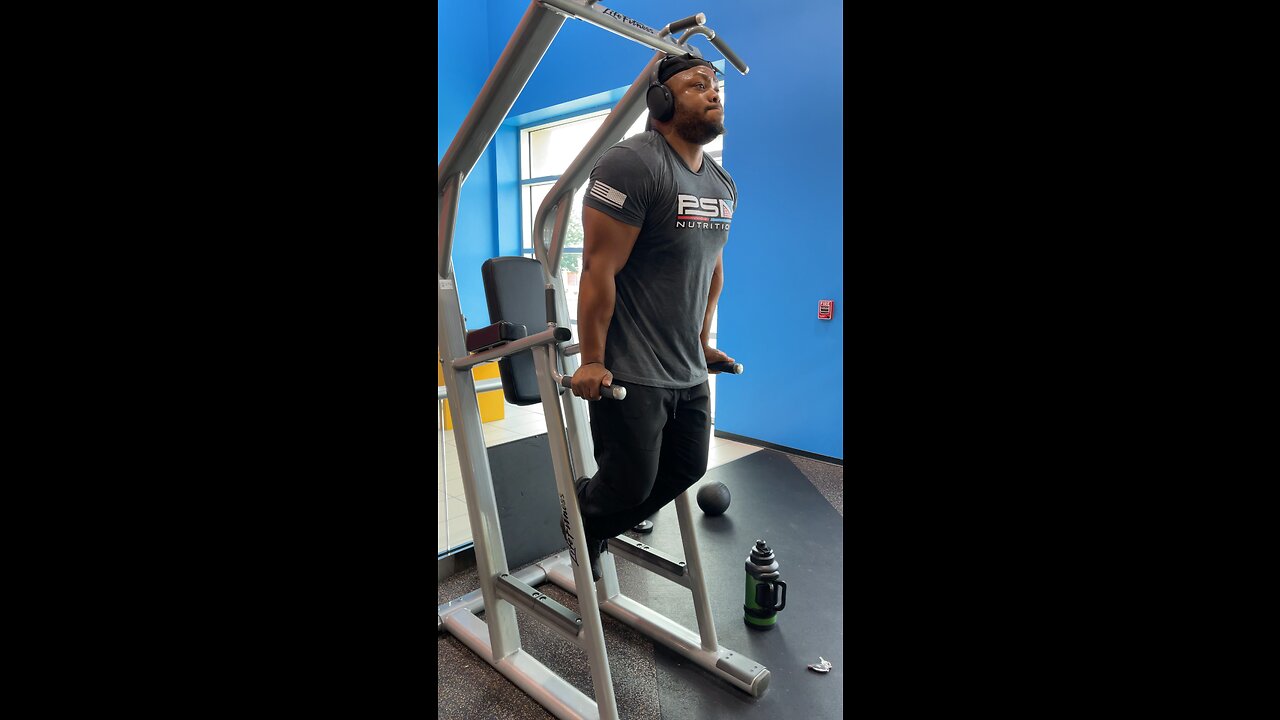 Dips for chest day