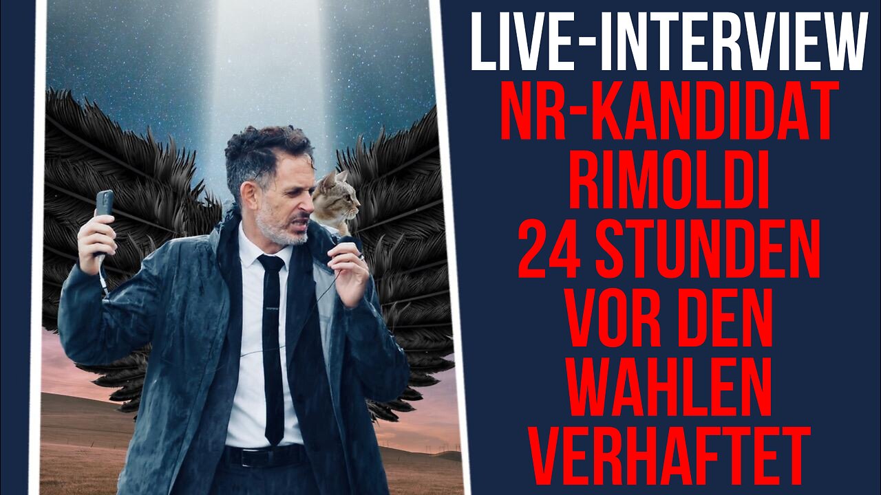 Live-Interview: NR-Kandidat Rimoldi 24 Stunden vor den Wahlen verhaftet