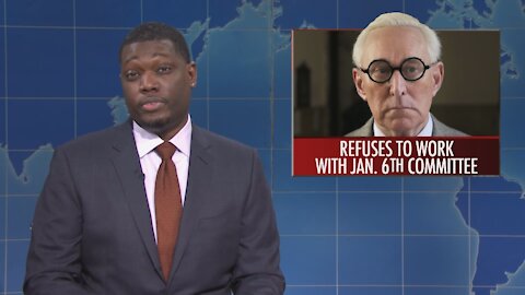 SNL Jokes About 1/6 Committee 'Taking Turns' on Roger Stone's Wife