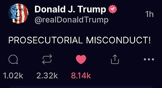 Prosecutorial misconduct! Trump on TruthSocial