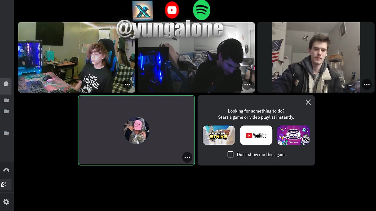 Yung Alone Takes Fat Dab with CptnClutch on Discord Call