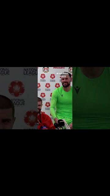 Ryan Reynolds interrupts press conference to take Ben Foster's matchday shirt 😂