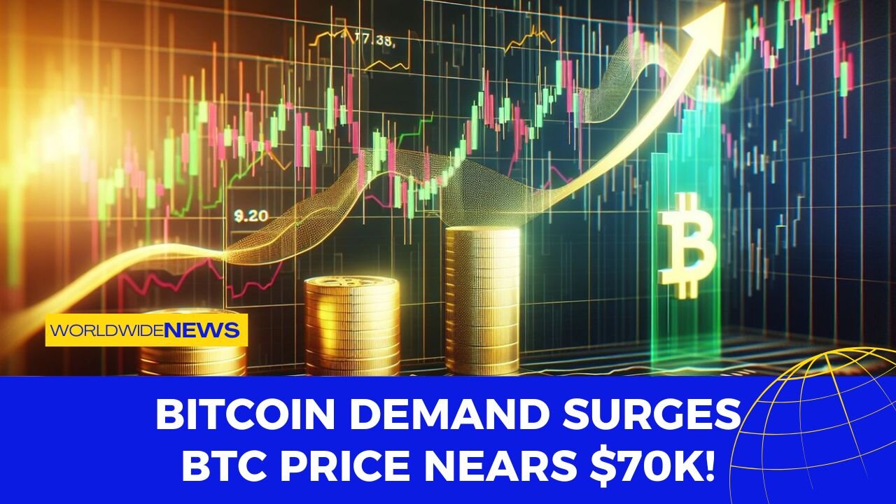 Bitcoin Demand Surges: BTC Price Nears $70K!