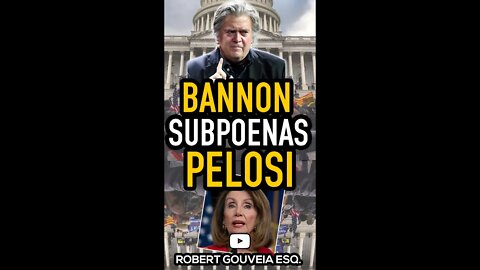 #Bannon Subpoenas #Pelosi #Shorts