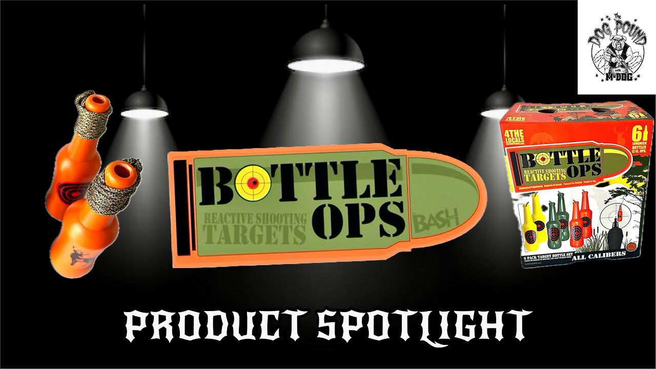 BOTTLE OPS REACTIVE SHOOTING TARGETS REVIEW! PRODUCT SPOTLIGHT!