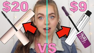 Rare Beauty Perfect Strokes Universal Mascara VS Maybelline the Falsies Lash Lift Mascara!