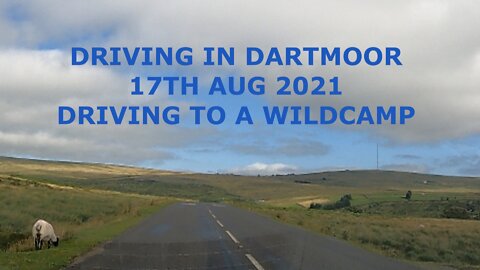 Driving to wildcamp in Dartmoor. GoPro
