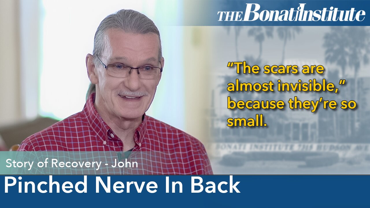 Recovering from a Pinched Nerve in his back: John's Story