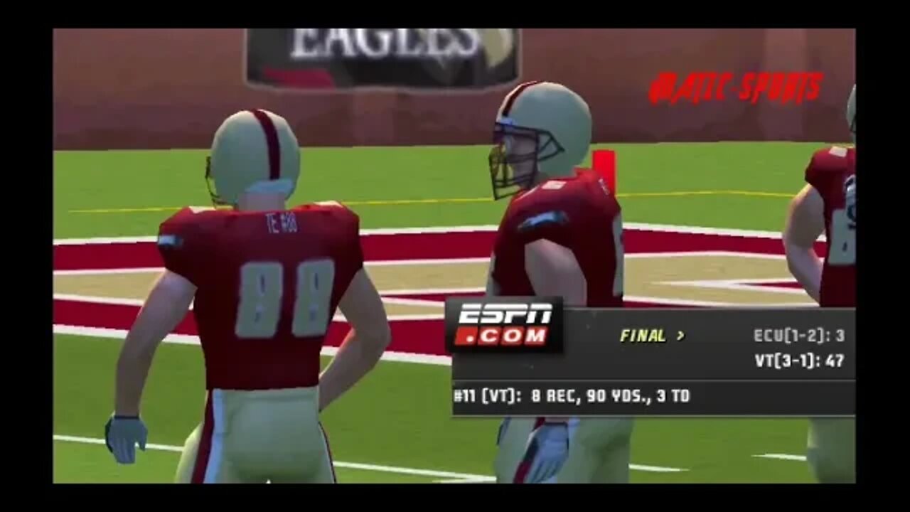 NCAA Football 10 Boston College Eagle's Dynasty Year 2 (Clemson Vs #12Boston) Week 4 💯🤔